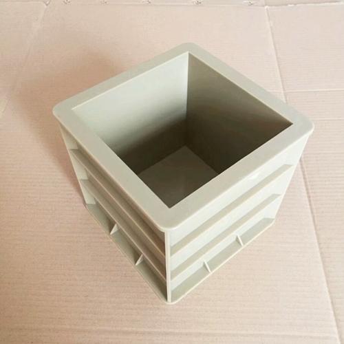 100x100x100 混凝土塑料試塊模具盒砼式 塊泥土試模三聯綠色膜抗壓